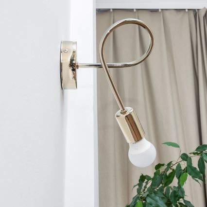 Nástenné svietidlo OXFORD 1xE27/15W/230V zlaté