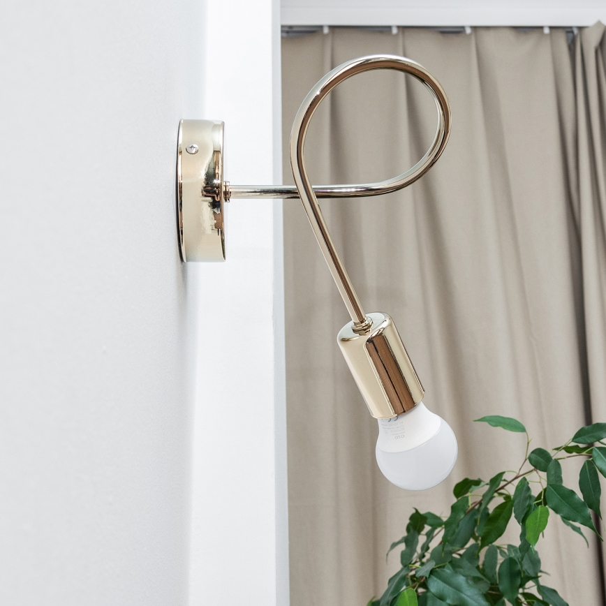 Nástenné svietidlo OXFORD 1xE27/15W/230V zlaté