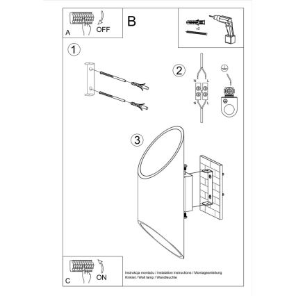 Nástenné svietidlo PENNE 30 1xG9/40W/230V biela