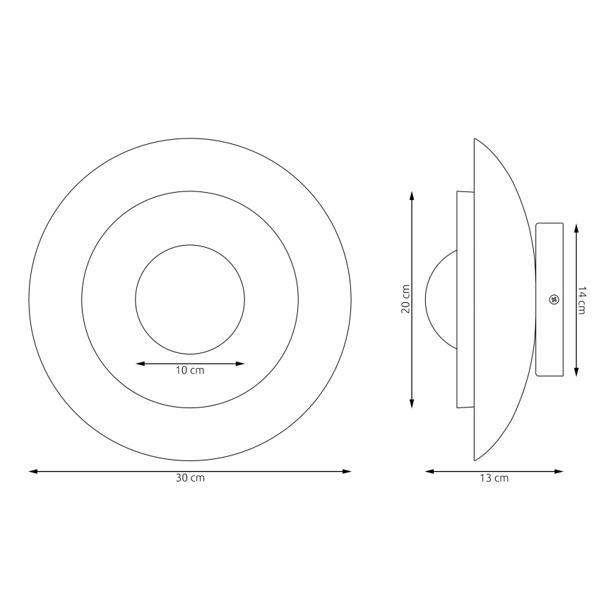 Nástenné svietidlo POPPI 1xG9/8W/230V biela