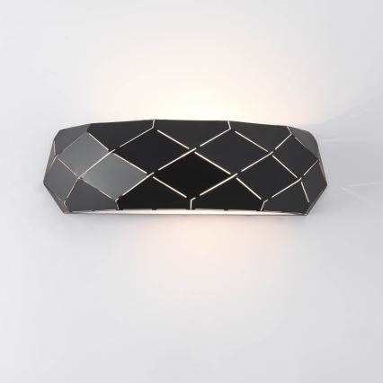 Nástenné svietidlo REUS 1xE27/40W/230V čierna