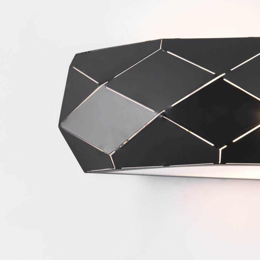 Nástenné svietidlo REUS 1xE27/40W/230V čierna