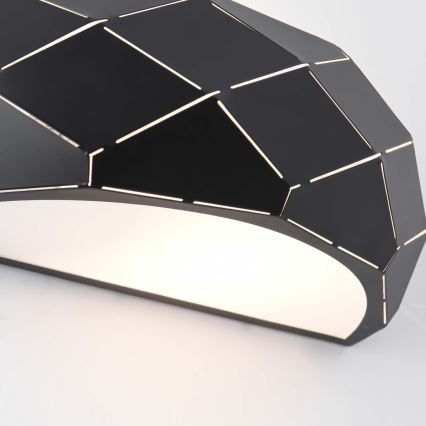 Nástenné svietidlo REUS 1xE27/40W/230V čierna