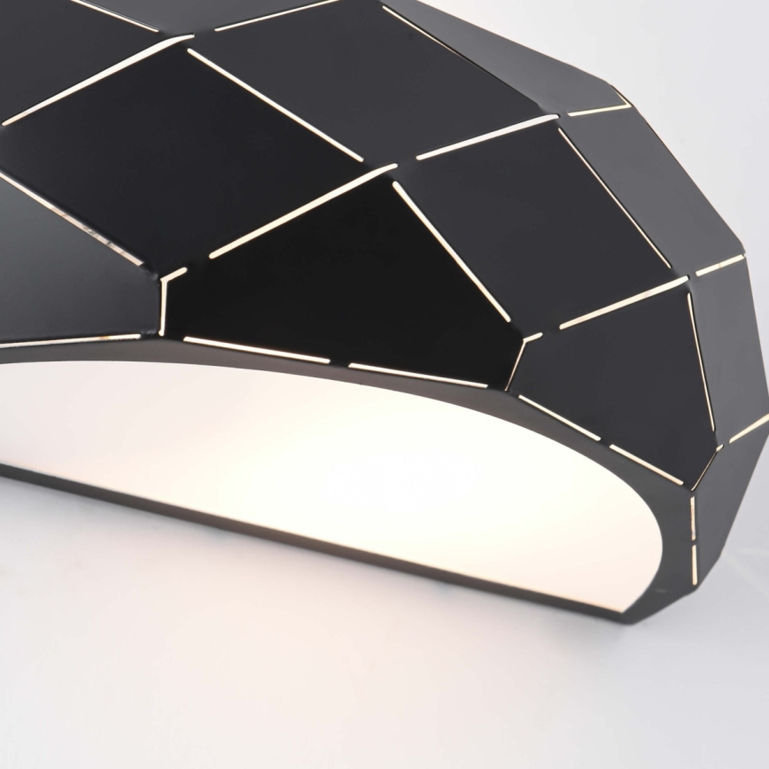 Nástenné svietidlo REUS 1xE27/40W/230V čierna