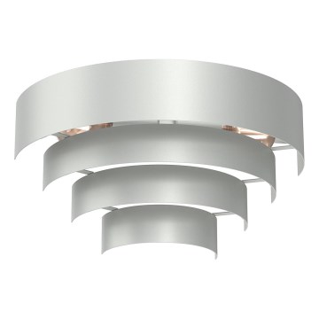 Nástenné svietidlo RINGS 2xE27/15W/230V lesklý chróm