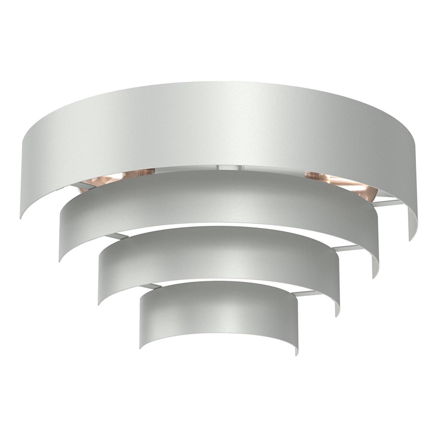 Nástenné svietidlo RINGS 2xE27/15W/230V lesklý chróm