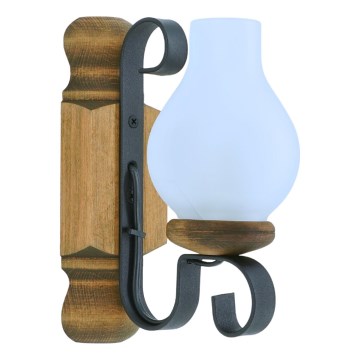Nástenné svietidlo RUSTIC 1xE14/40W/230V buk - FSC certifikované