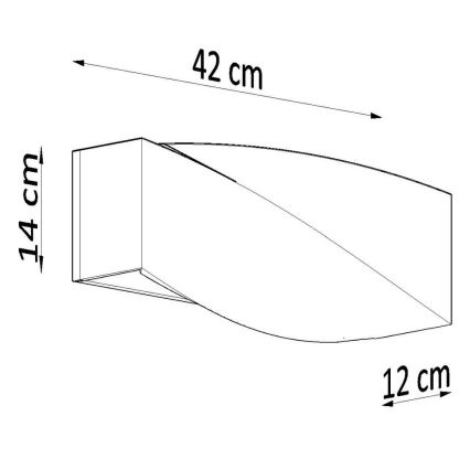 Nástenné svietidlo SIGMA 1xE27/60W/230V čierna