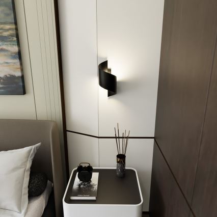 Nástenné svietidlo SPINER 1xG9/8W/230V čierna
