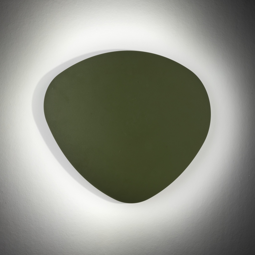 Nástenné svietidlo STONE 3xG9/8W/230V 37x49 cm zelená