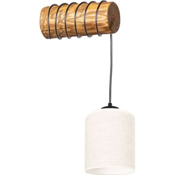 Nástenné svietidlo TRENO 1xE27/25W/230V borovica