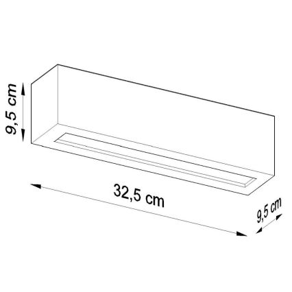 Nástenné svietidlo VEGA 1xE27/60W/230V čierna