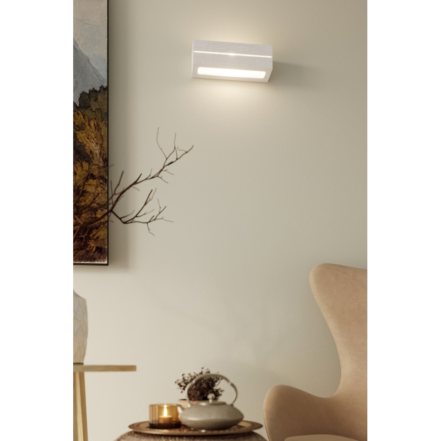Sollux SL.0231 - Nástenné svietidlo VEGA LINE 1xE27/60W/230V biela