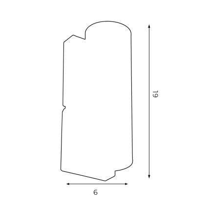 Nástenné svietidlo WALL 1xGU10/8W/230V čierna