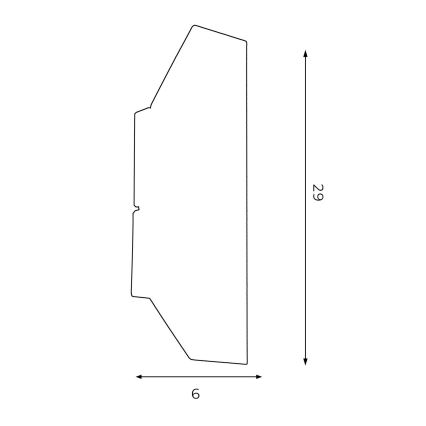 Nástenné svietidlo WALL 2xGU10/8W/230V biela