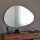 Nástenné zrkadlo PORTO 50x76 cm ovál