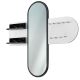 Nástenné zrkadlo RANI 125x120 cm biela/čierna