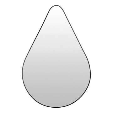 Nástenné zrkadlo RIVERSIDE 90x60 cm čierne