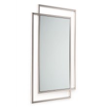 Nástenné zrkadlo VIDO 110x80 cm chróm