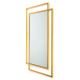 Nástenné zrkadlo VIDO 110x80 cm zlatá