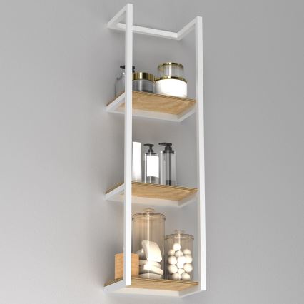 Nástenný držiak uterákov 78x23 cm biela