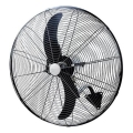 Nástenný ventilátor 180 W/230 V, priemer 66 cm, čierny + diaľkové ovládanie