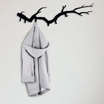 Nástenný vešiak 87 × 22 cm v tvare vetvy