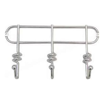 Nástenný vešiak TWIST 13,3x25,3 cm lesklý chróm