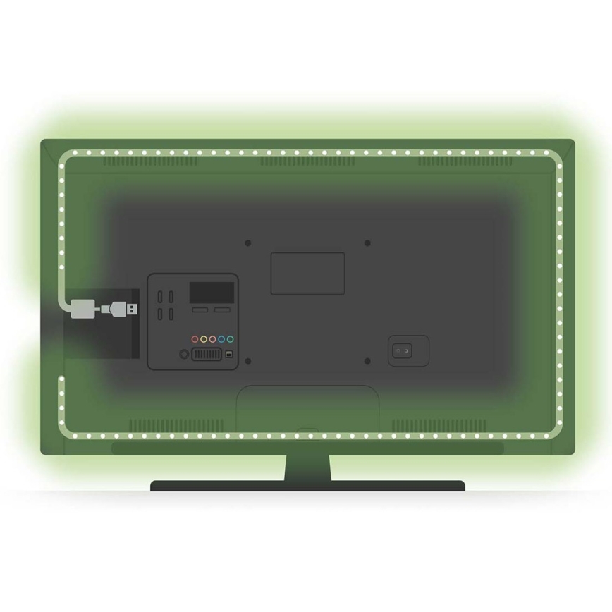 LED RGB Stmievateľný pásik SmartLife 2,4m LED/4W/5V