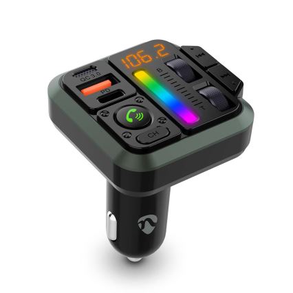 FM vysielač do auta s funkciou handsfree