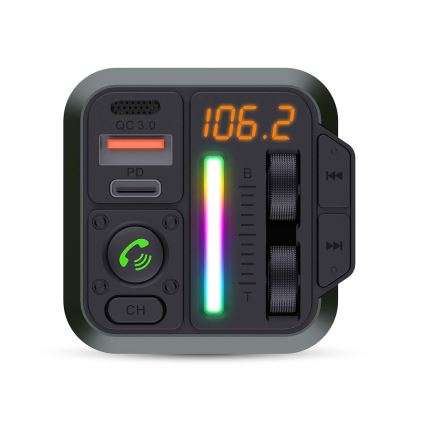 FM vysielač do auta s funkciou handsfree