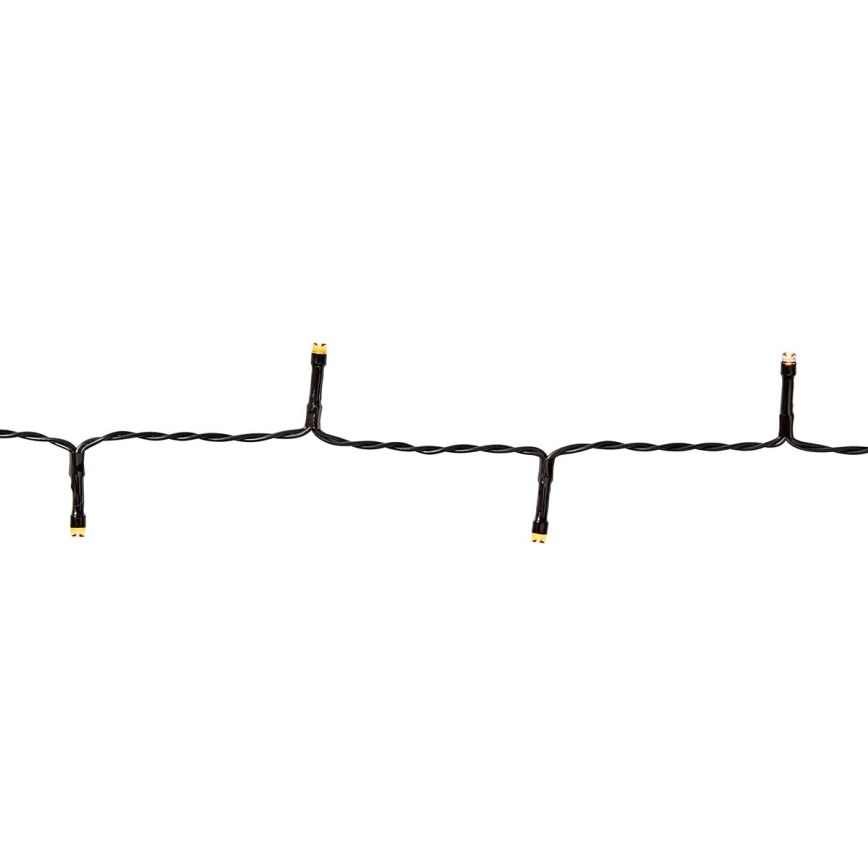 LED vonkajší reťaz 192xLED/7 funkcií/3xAA 14,9m IP44 teplá biela