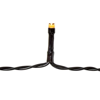 LED vonkajší reťaz 48xLED/7 funkcií/3xAA 4,1m IP44 teplá biela