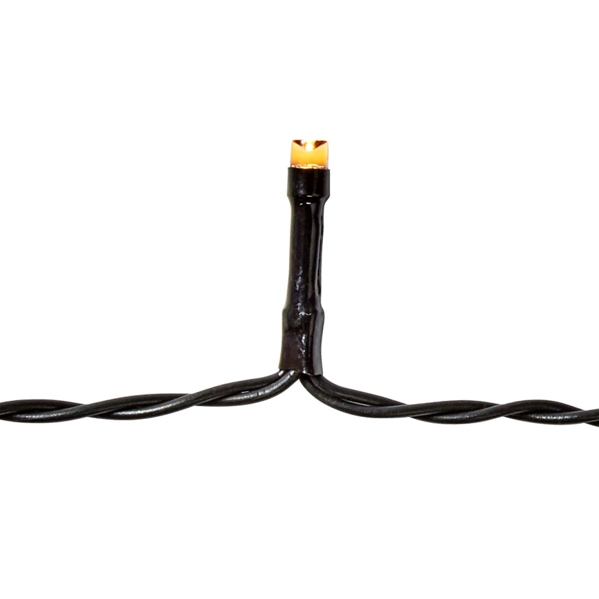 LED vonkajší reťaz 48xLED/7 funkcií/3xAA 4,1m IP44 teplá biela