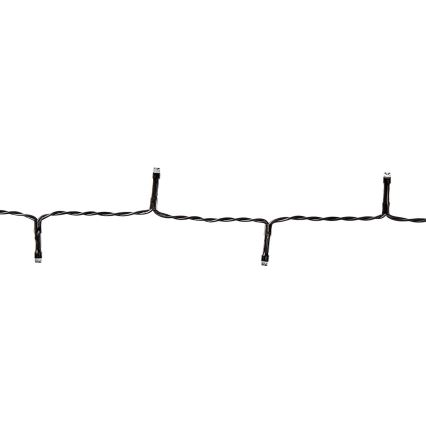 LED vonkajší reťaz 48xLED/7 funkcií/3xAA 4,1m IP44 teplá biela