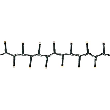 LED vonkajší svetelný reťaz 700xLED/7 režimov 17m IP44 teplá biela