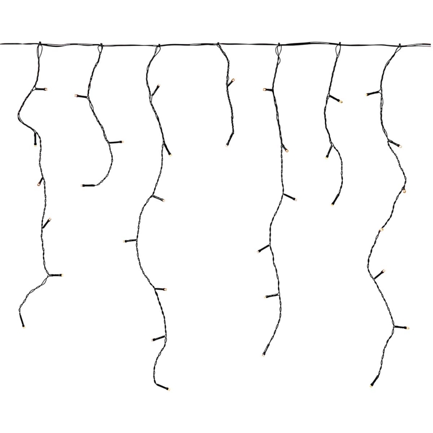 LED vonkajší záves 360xLED/7 funkcií 14m IP44 teplá biela
