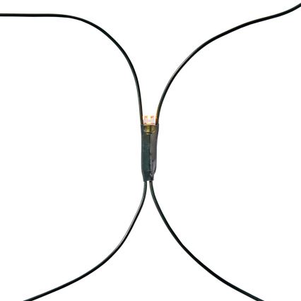 LED vonkajší záves 160xLED/7 režimov 5m IP44 teplá biela