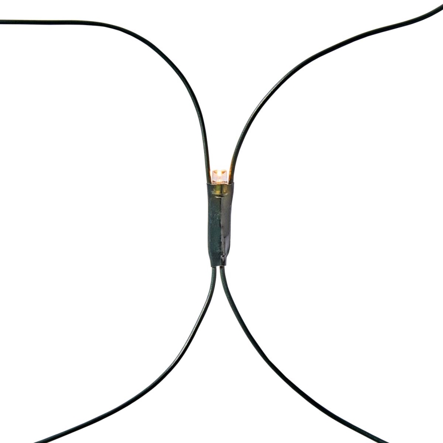 LED vonkajší záves 160xLED/7 režimov 5m IP44 teplá biela