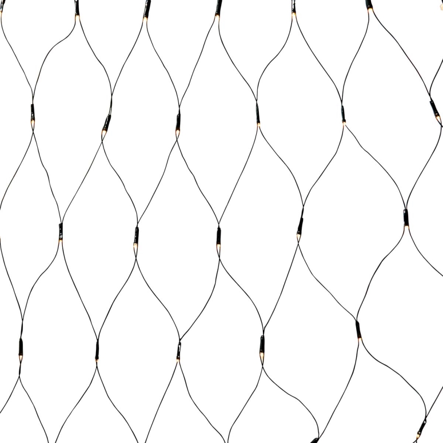 LED vonkajší záves 320xLED/7 funkcií, 6 m, IP44, teplá biela