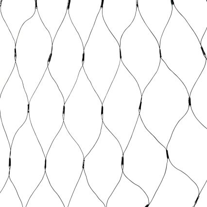 LED vonkajší záves 320xLED/7 funkcií, 6 m, IP44, teplá biela