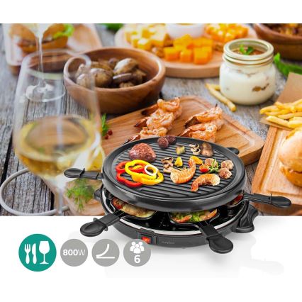 Raclette gril s príslušenstvom 800W/230V