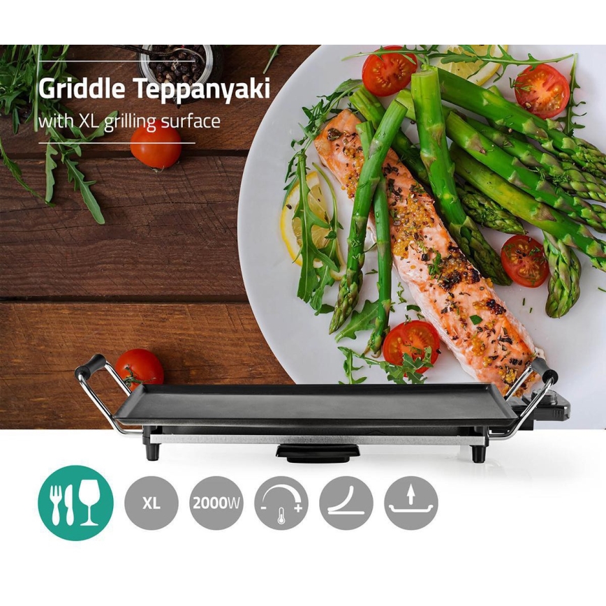 Stolný gril Teppanyaki 2000W/230V