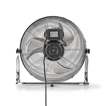 Podlahový ventilátor 80W/230V lesklý chróm