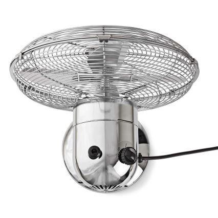 Stolný ventilátor 35W/230V lesklý chróm