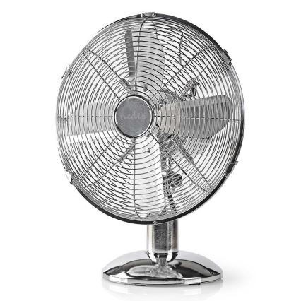 Stolný ventilátor 35W/230V lesklý chróm