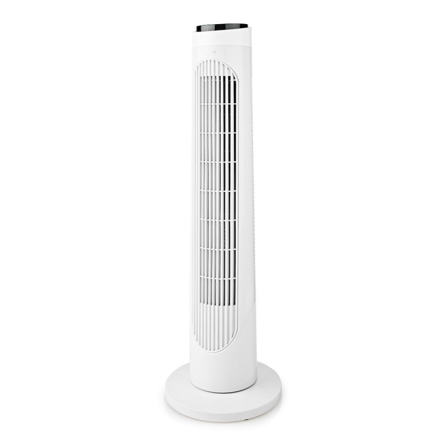Stĺpový ventilátor 50W/230V biela + diaľkové ovládanie