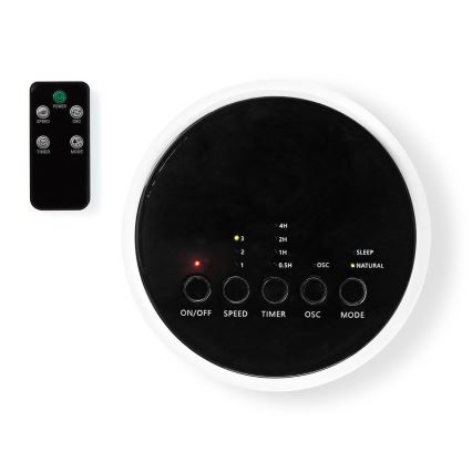 Stĺpový ventilátor 50W/230V biela + diaľkové ovládanie