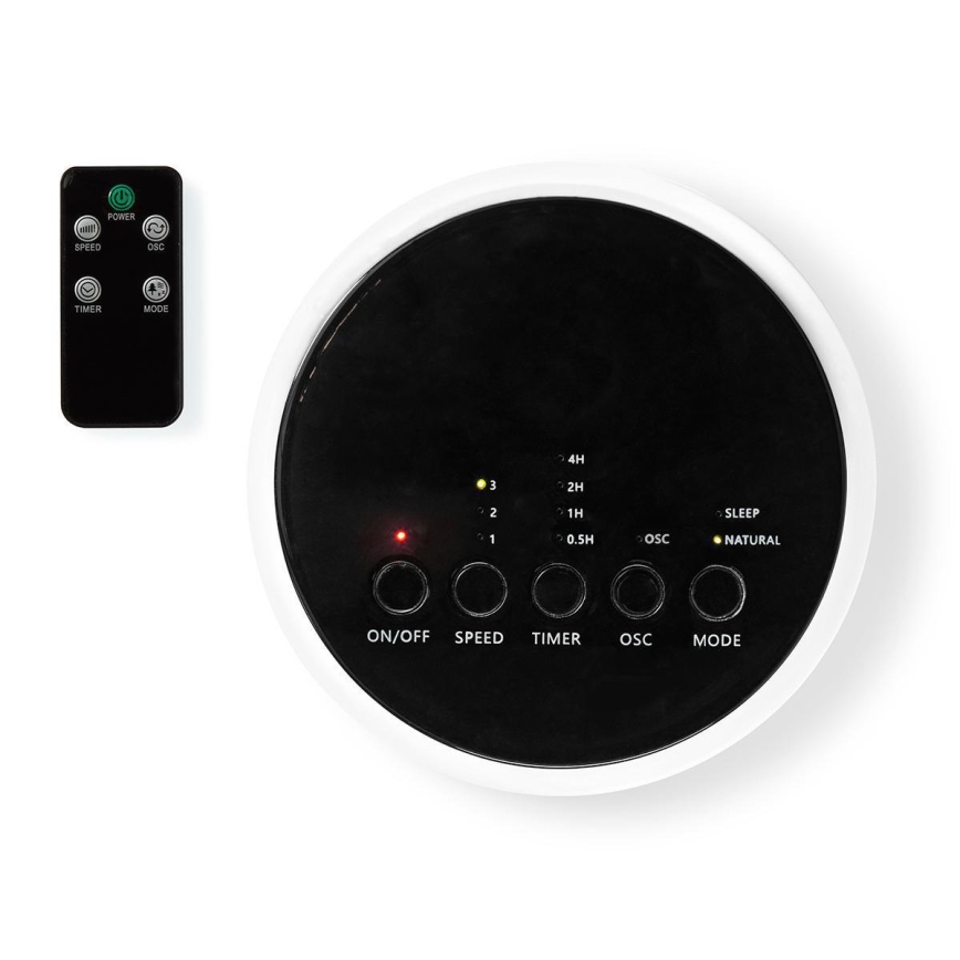 Stĺpový ventilátor 50W/230V biela + diaľkové ovládanie