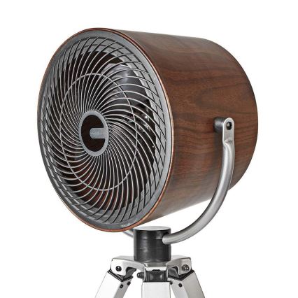 Ventilátor na statíve 45W/230V wenge/strieborná